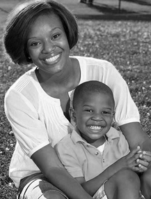 photo: mother and son