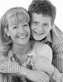 photo: mother and son