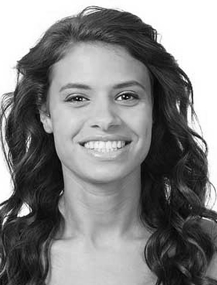 photo: young woman smiling